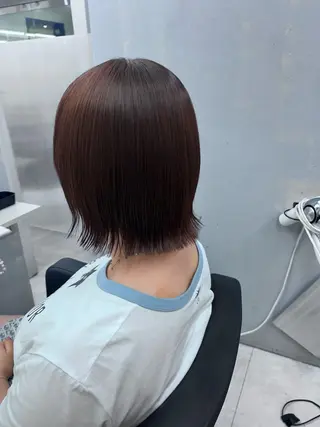 ミディアム ハイトーン🎀 前髪こだわり💘愛美のヘアスタイル