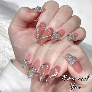 ネイル 長いだし/スカルプ/ パラシェルN.oneのネイルデザイン