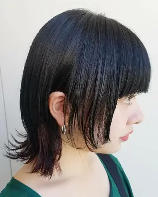 ミディアム カラー パーマ iplus✴ まつげ、眉毛、耳つぼのマツエク・マツパデザイン