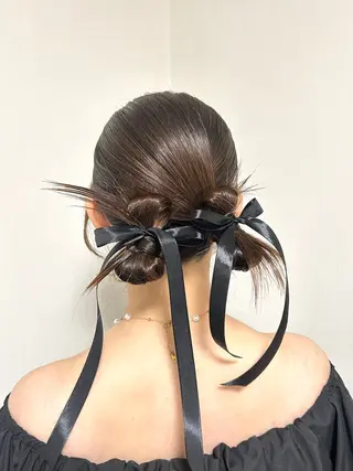 ミディアム ヘアアレンジ 似合わせ前髪／ 小顔カット🎀そうのヘアスタイル