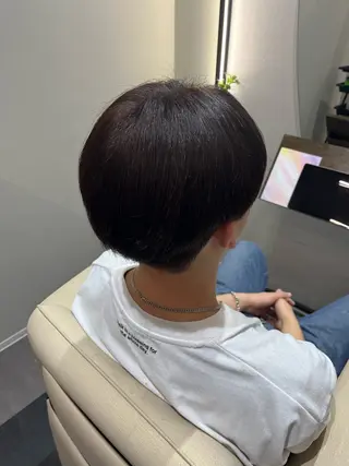 ショート 縮毛矯正/柏の葉 🎱🖤ふうかのヘアスタイル