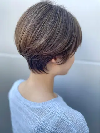 ショート サイエンスアクア/艶 髪/レイヤー/清水のヘアスタイル