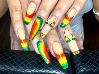 ネイル AURORA eyelash&nail salon アメ村店所属・🌏AURORA | RiRi🪐のネイルデザイン