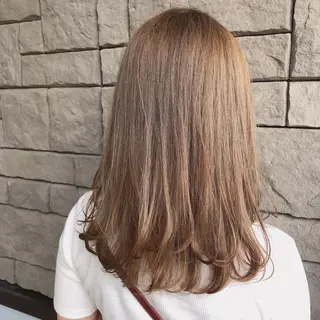 セミロング カラー 店長/mao/ 前髪/顔周りカットのヘアスタイル