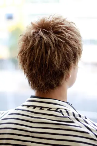 メンズ LAS 代表 ナガカワ コウヘイのヘアスタイル