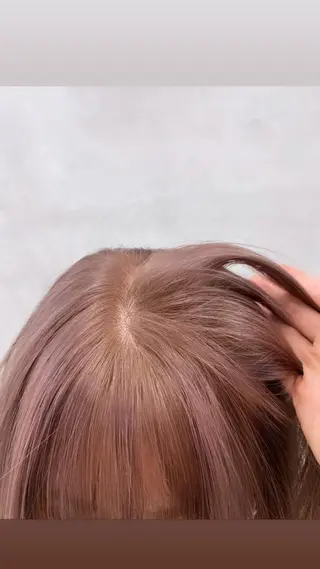 ロング カラー 🧸艶々韓国ヘア 🧁mizunaのヘアスタイル