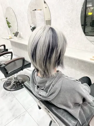 ショート 🦋ハイトーン🦋 石山 希理🦋のヘアスタイル