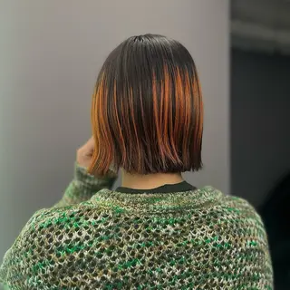 ミディアム カラー akari/髪質改善 /ブリーチ/名古屋のヘアスタイル