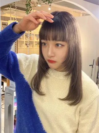ロング 盛田 望来のヘアスタイル