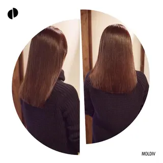 ミディアム カラー ✨縮毛矯正✨髪質改善 ナカシマ ユミのヘアスタイル