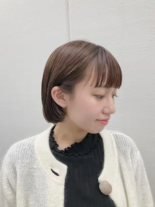 ショート カラー ノグチ ユウキ/ボブのヘアスタイル