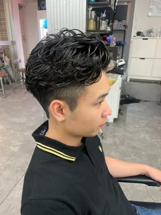 パーマ メンズ 町田エリアＮｏ．１/ パーマ特化/太田京希のヘアスタイル