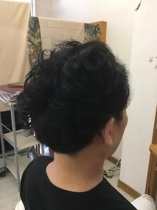 パーマ メンズ フリーランス Ryu-nosukeのヘアスタイル