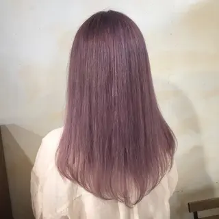 セミロング ブリーチ🔥ベージュ /グレー/daikiのヘアスタイル