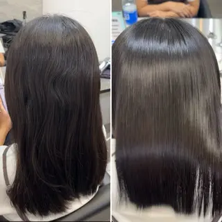 ミディアム 髪質改善/縮毛矯正 梅田茶屋町/西尾祐作のヘアスタイル