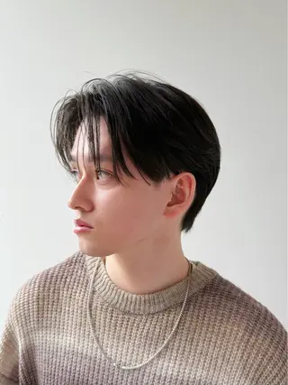 ミディアム パーマ メンズ ニュアンスパーマ/ フェザーパーマ/平木のヘアスタイル