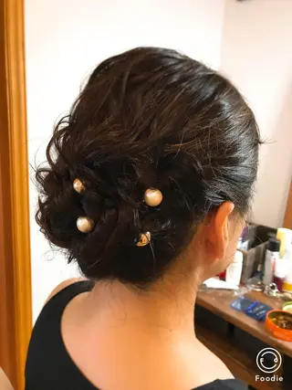 ミディアム newi saLyu 片岡ふきのヘアスタイル