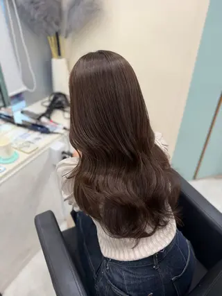 ロング カラー 韓国ヘア/髪質改善 /natsuki🧸のヘアスタイル