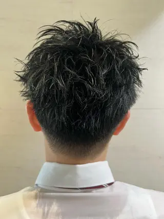 メンズ 糟谷 慈英のヘアスタイル