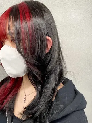 セミロング カラー 柏 デザインカラー/ レイヤー🐣シオリのヘアスタイル