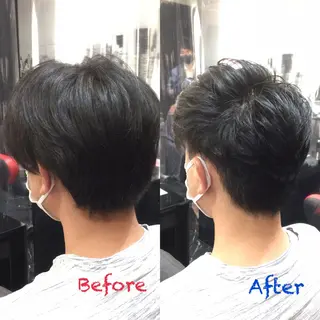 ショート メンズ Annon プライベートサロンのヘアスタイル