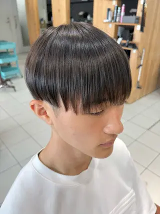 ショート メンズ CHELSEA神戸所属・MORISAKI ✂︎縮毛矯正のヘアスタイル