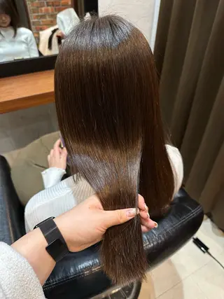 ロング ORANGE POP 検見川浜店所属・渡辺 りずのヘアスタイル