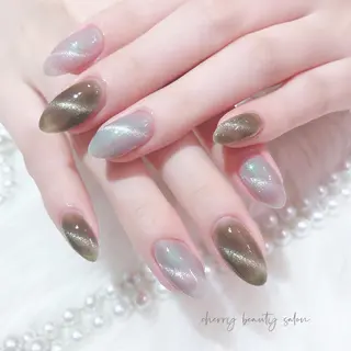 カラー SAKURA 🍒のネイルデザイン