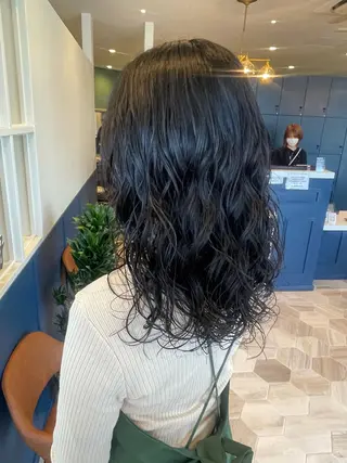 セミロング パーマ shigeru cut club 神田久志本店＆lag所属・田島 仁美のヘアスタイル