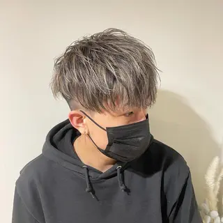 カラー メンズ Le'a所属・渋谷/フェード/ 國分 翔のヘアスタイル