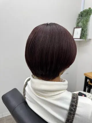 ショート カラー 0choir 髪質改善&ヘッドスパ　川崎店所属・kyoya 🫧透明感カラー🫧のヘアスタイル