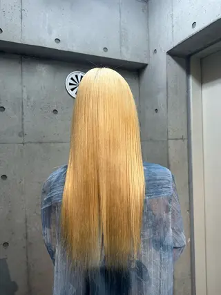 ロング カラー ‪❥ブリーチ💗 MIKUのヘアスタイル