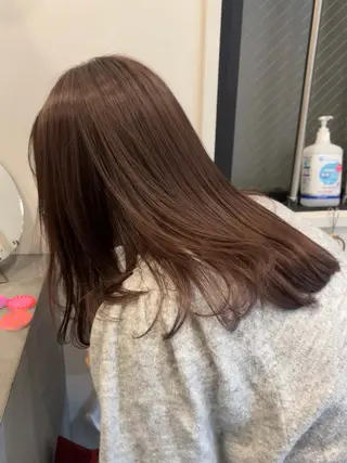 ロング カラー 新貝楓🌀 透明感カラーのヘアスタイル