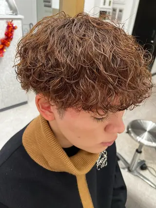 パーマ メンズ 🍐シャドウパーマ メンズ特化/守岡🍐のヘアスタイル
