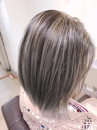 ミディアム カラー 髪質改善☀️ miho☀️のヘアスタイル