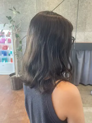 ミディアム カラー 🍋髪質改善× 透明感カラー ジュリのヘアスタイル
