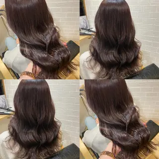 ロング カラー 艶カラー/韓国顔周り 🎀mamiのヘアスタイル