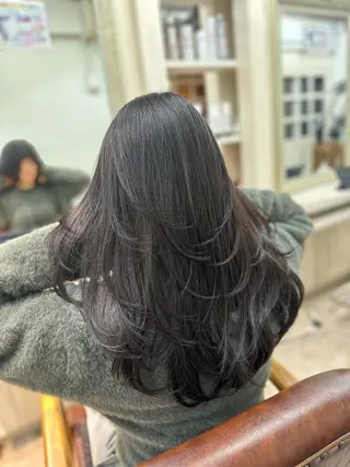 ロング grow恵比寿所属・カラー／エクステ kurumi🩶のヘアスタイル