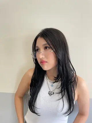 ロング 鈴木 美由華のヘアスタイル