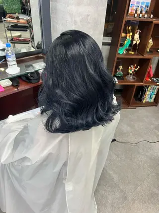 ミディアム カラー シールエクステ特化 ハイトーン、NANAのヘアスタイル