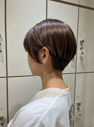 ショート ボブ/ショート/金田 夏葵のヘアスタイル