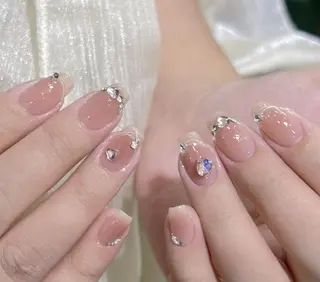 ネイル By moonネイル 🌷ワンホン/韓国風のネイルデザイン