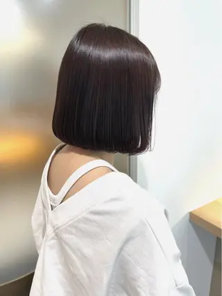 ミディアム カラー 佐藤 梨里花 ❤︎のヘアスタイル