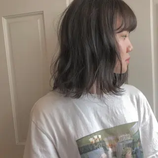 ミディアム 🌸ハイトーン 新田　廉 🌸のヘアスタイル