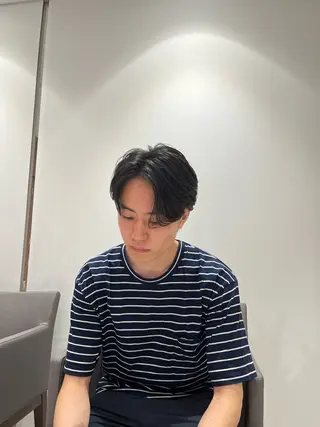 ミディアム パーマ メンズ 桜新町メンズ特化| ユウダイのヘアスタイル