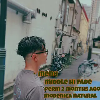 ショート Back  bone barberのヘアスタイル