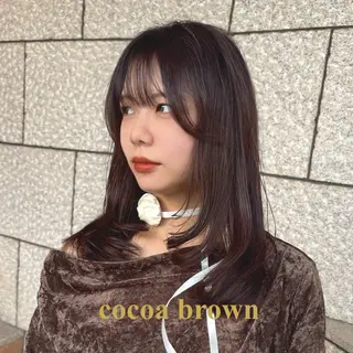 ミディアム 髪質改善カラー｜ レイヤー｜小寺 葵のヘアスタイル