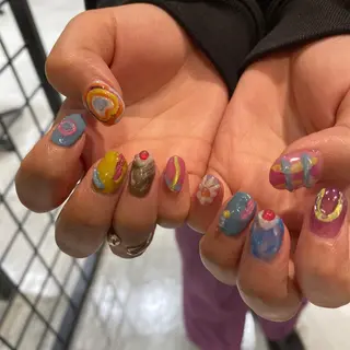 ネイル 平野葵🎀 hair/nailのネイルデザイン