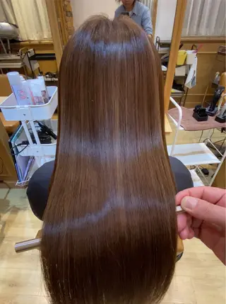 ロング 千 田のヘアスタイル