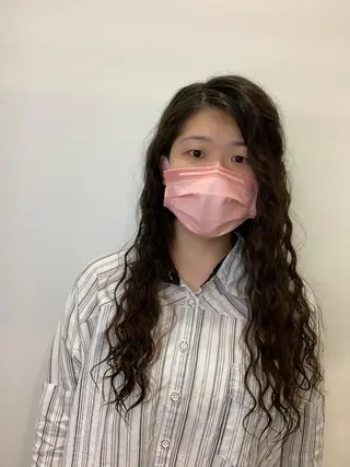 ロング パーマ 髙橋 歩のヘアスタイル